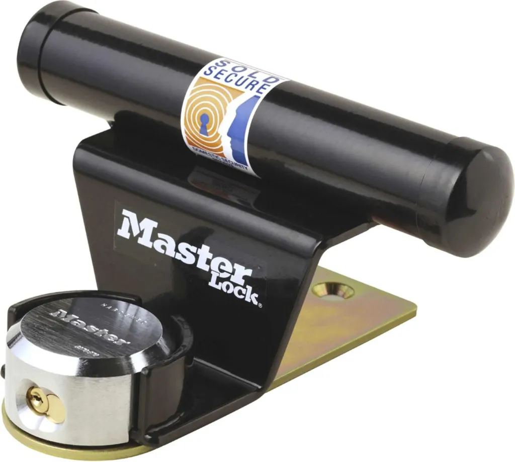 Antivol de Garage Master Lock 1488EURDAT en Acier Trempé Anti-Traction