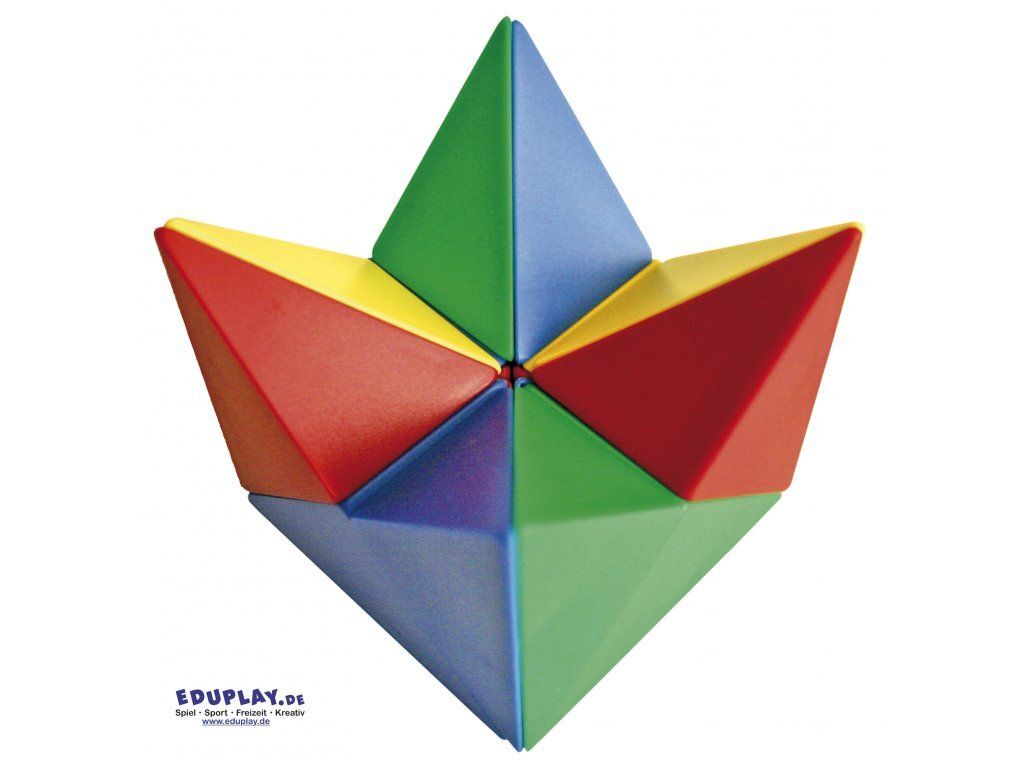 Betzold - Magnetwürfel aus 24 farbigen Tetraedern - Produktbild 8