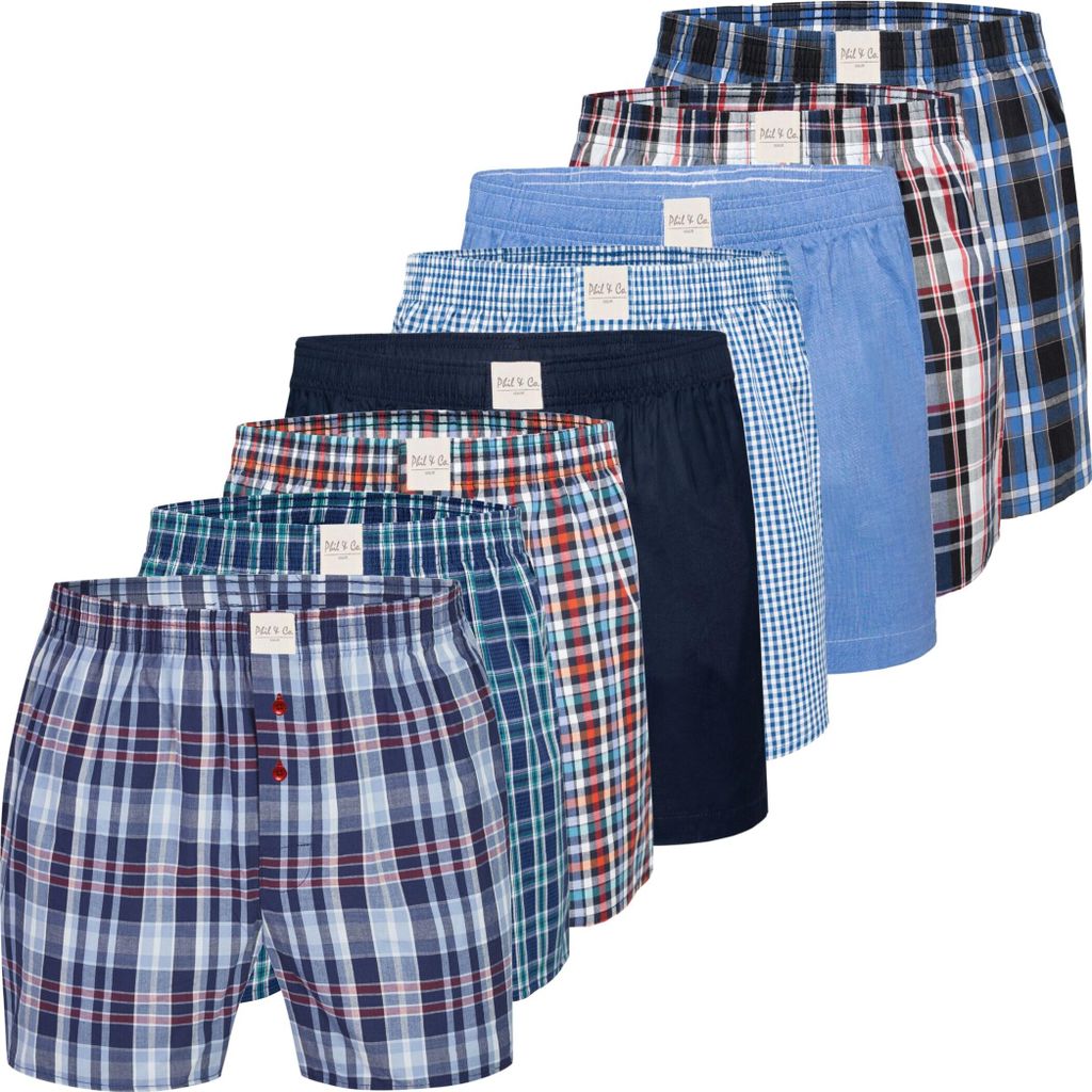 Phil & Co. Berlin Herren Boxer 8-Pack Core - Set 1 - Größe Produktbild 