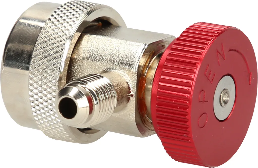 KS TOOLS 550.1427 Attacco Rapido Alta Pressione Rosso per Climatizzatori