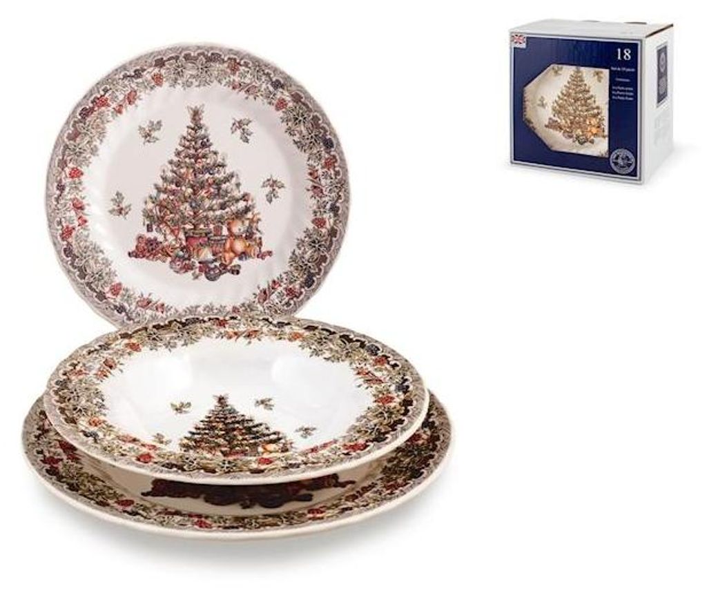 Churchill Season Greetings Tafelservice, Steingut, Produktbild 