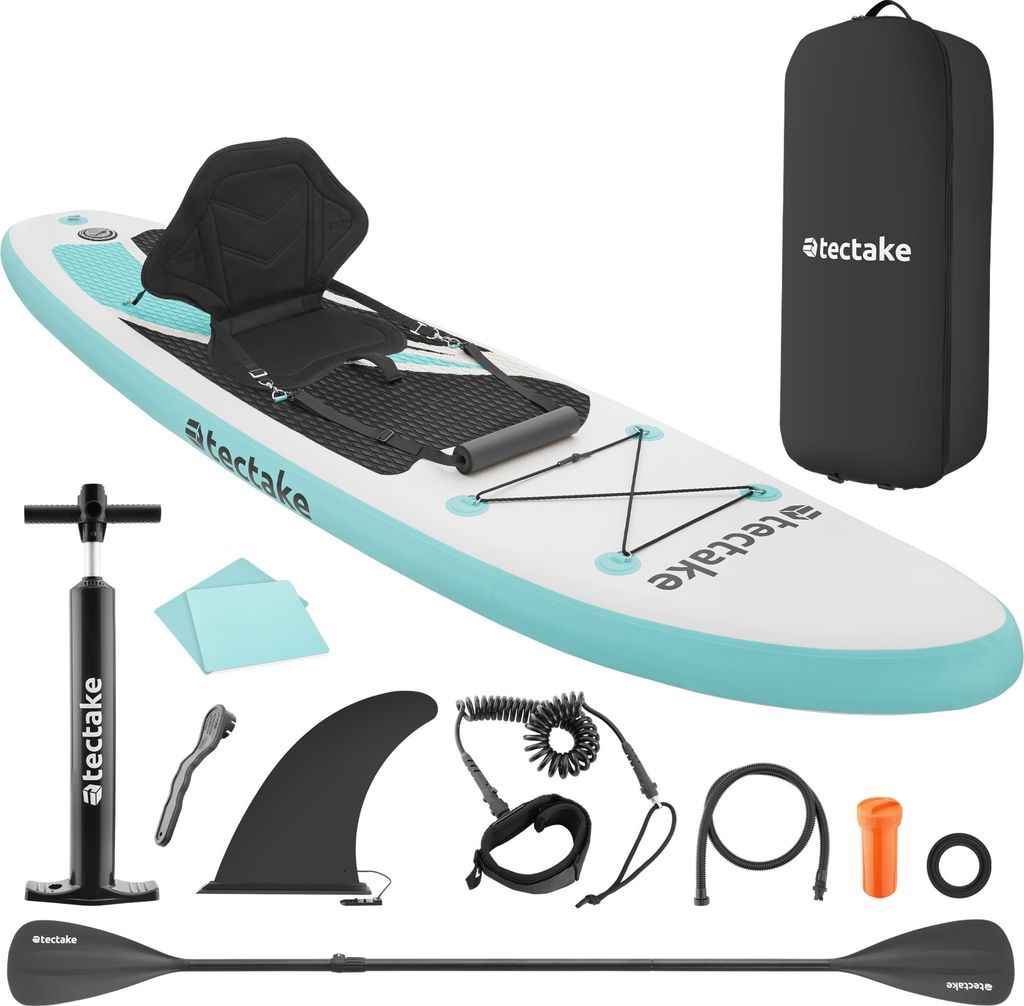 tectake® Nafukovací paddleboard 2v1, vyrobené z materiálu Obrázek produktu 