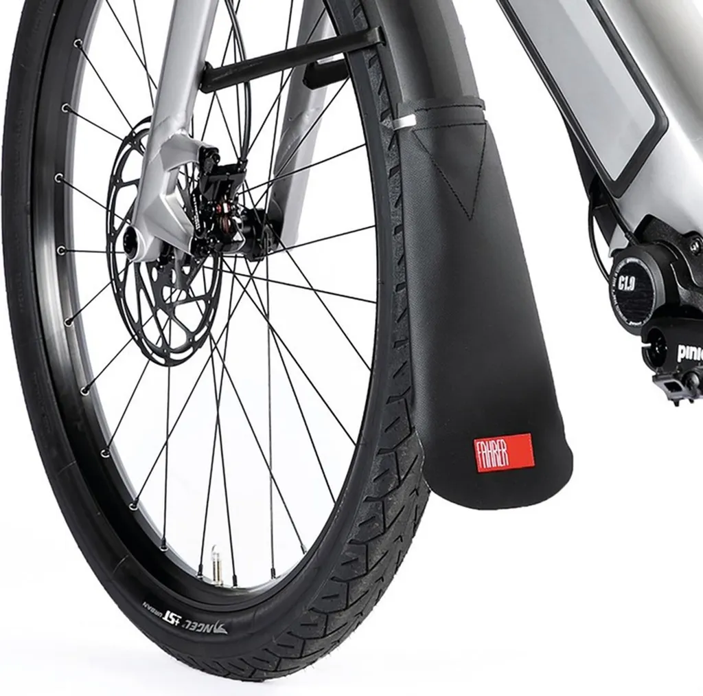 FAHRER Latz Snap XL Bavette de Garde-boue Vélo Largeur 70-90mm Noir