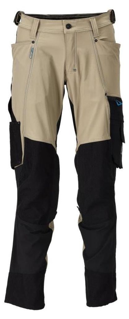 Mascot ADVANCED Hose mit Knietaschen 23179-311 Beige 90C56 235 g/m²