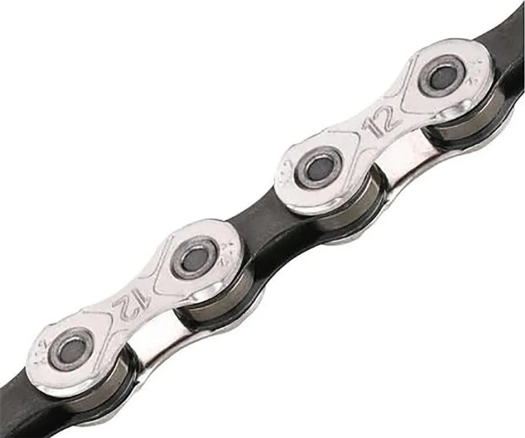 Chaîne de vélo 12 vitesses TRP CN-M9050 Noir et Argent à 126 maillons