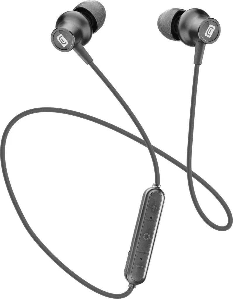 Écouteurs Bluetooth Gem Noir de Cellularline - Design Compact et Son Riche - 2
