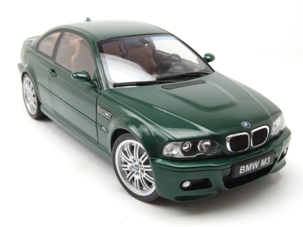 Complétez votre Collection : BMW E46 M3 Coupe 2000 Solido 1/18 Verte Précise - 15