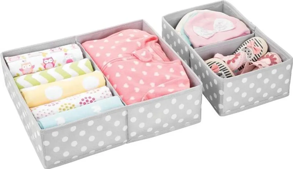 Boîte de Rangement pour Bébé et Enfant - Set de 8 Organiseurs mDesign - 6
