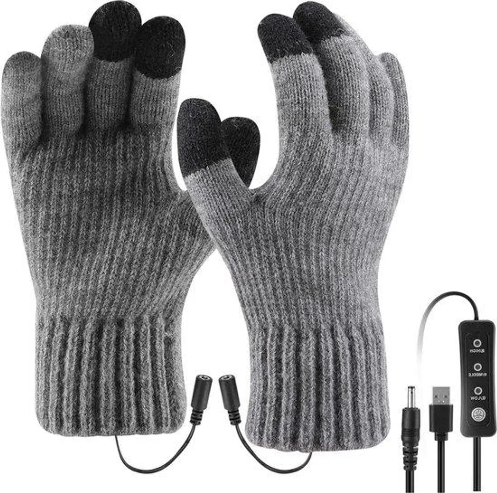 Gants chauffants fins à température réglable et compatibilité tactile