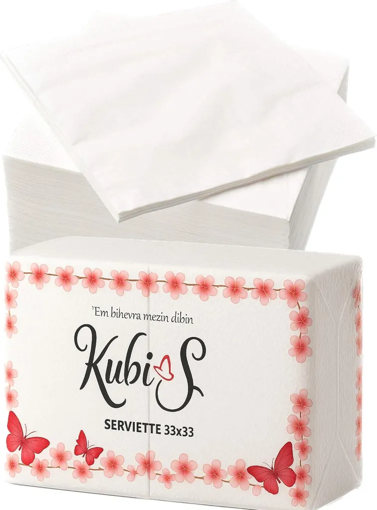 Serviettes papier 33x33 blanches : fini les ruptures - Lot de 1800