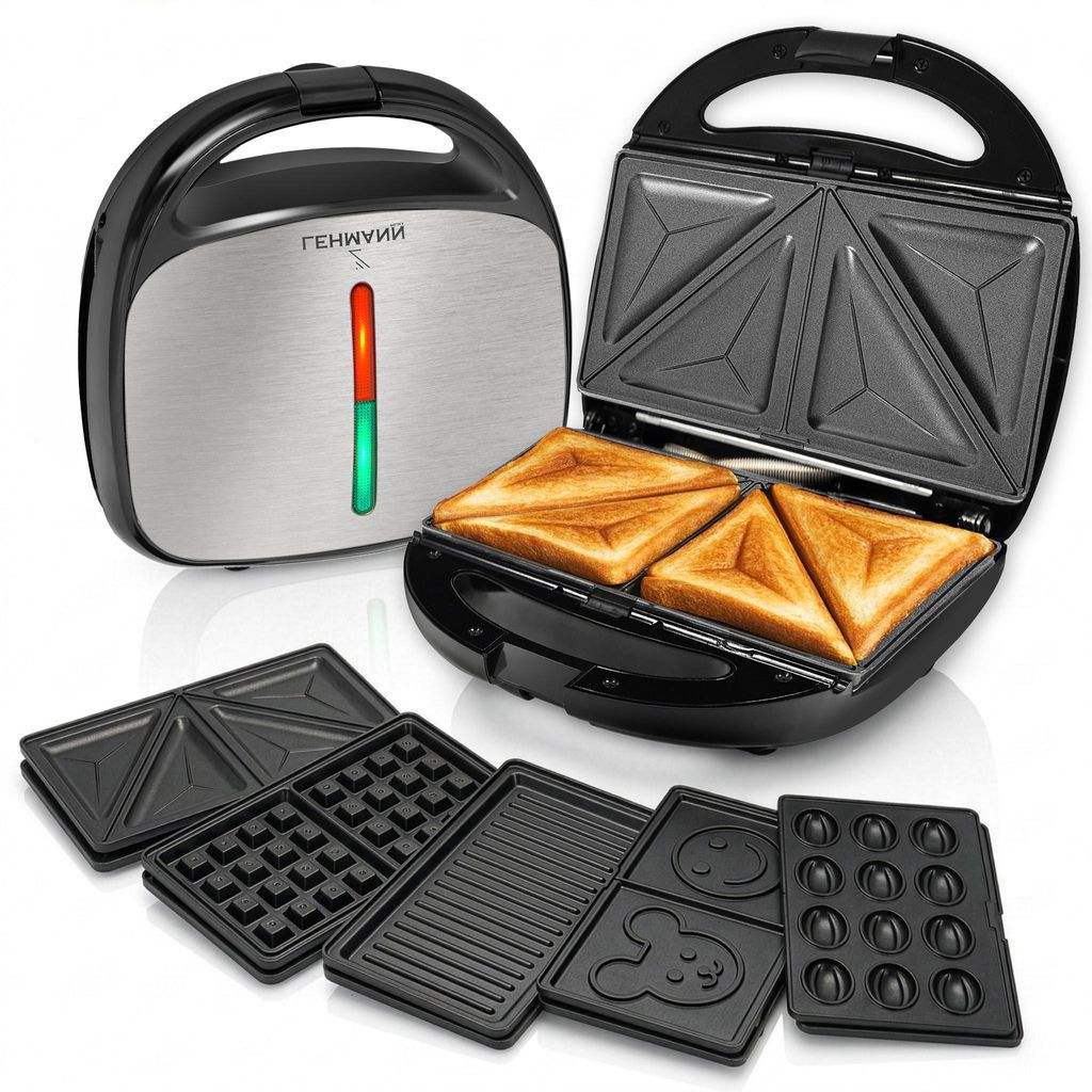 Máquina para sándwiches Lehmann 5 en 1 con diferentes Imagen del producto 