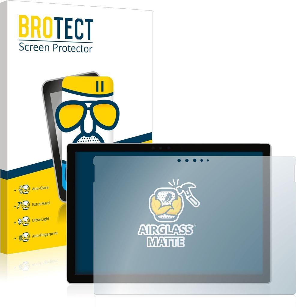 BROTECT Entspiegelungs Schutzglas für Microsoft Surface Pro 6 Schutzfolie Panzer Folie Glas Display Schutz matt
