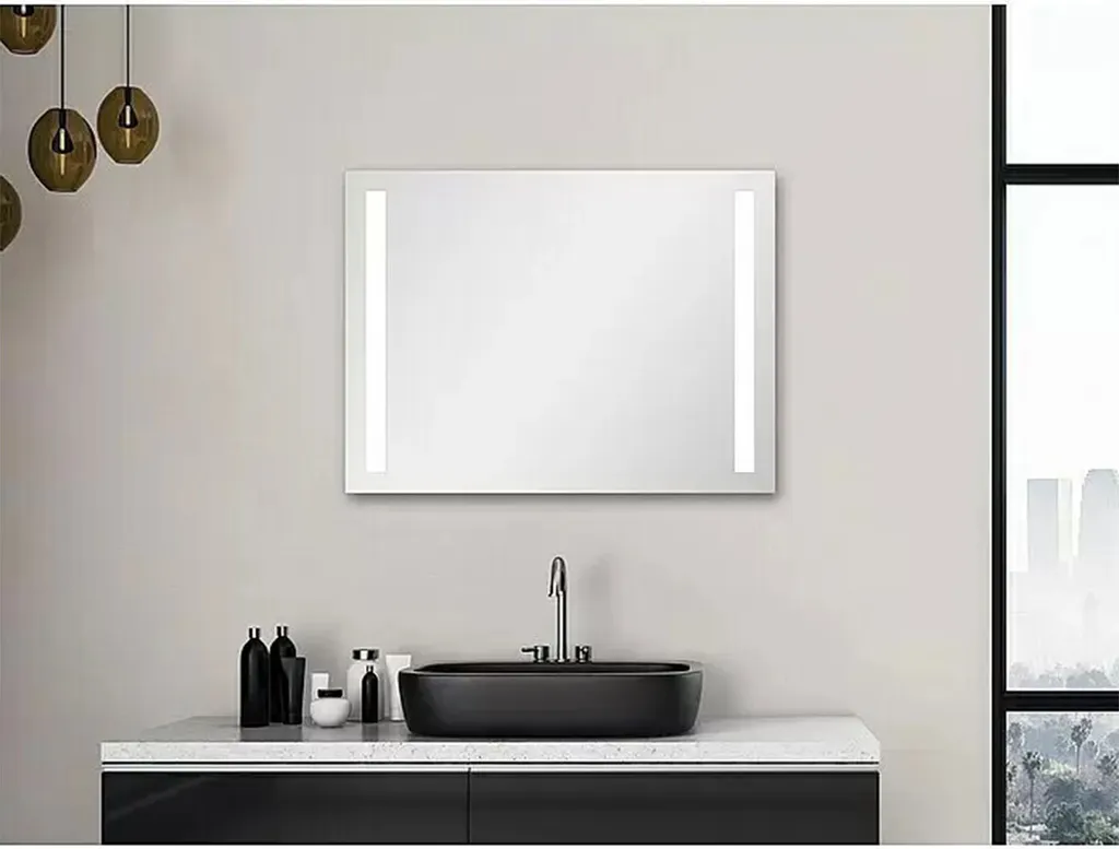 Miroir Silver Dream 80x60 cm avec éclairage LED et interrupteur intégré