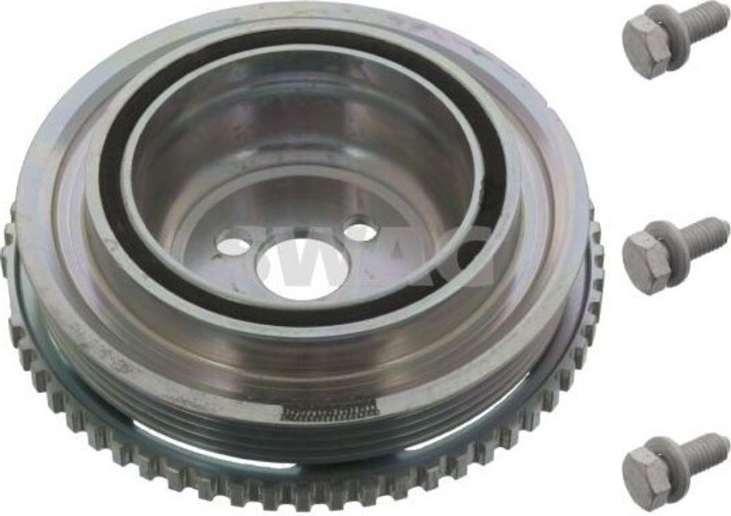SWAG 70 94 4816 Riemenscheibe Kurbelwelle für FIAT PANDA (169) 150mm 3-Rippen
