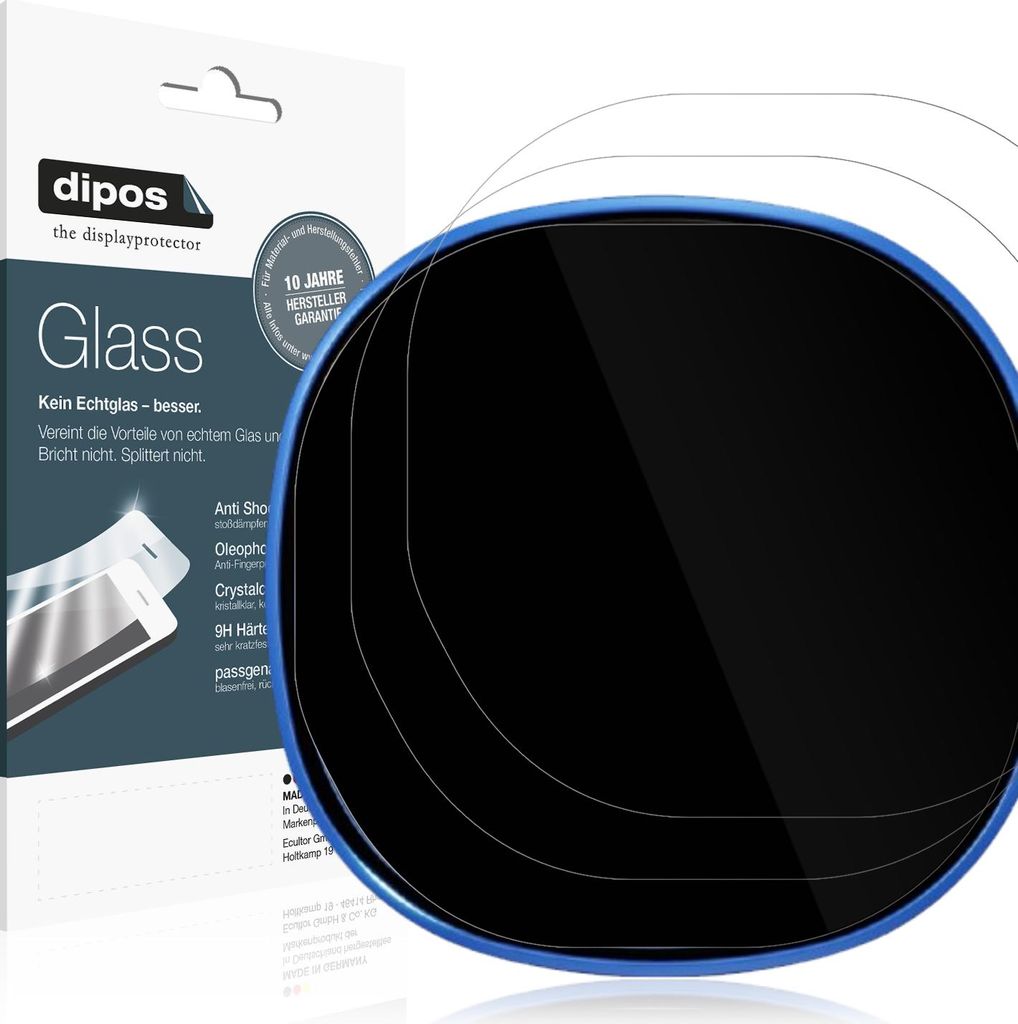 2x Schutzfolie für Goofly Chrono Pro - Anti-Shock 9H Folie dipos Glass Kunststoffglas