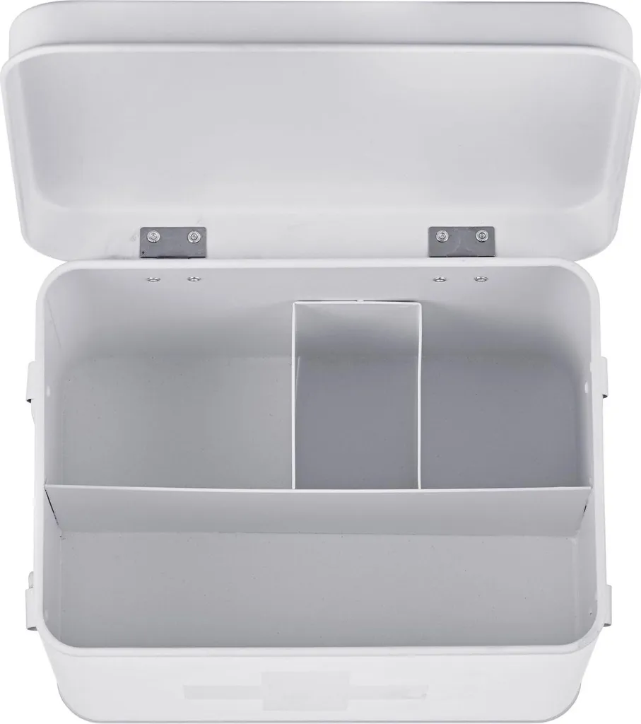 Boîte de rangement médicaments 4 compartiments étanches et clips sécurisés - 7