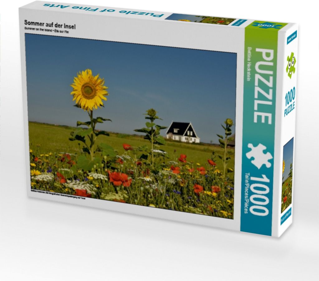 CALVENDO Puzzle Sommer auf der Insel | 1000 Teile Lege-Größe 64x48cm Foto-Puzzle für glückliche Stunden