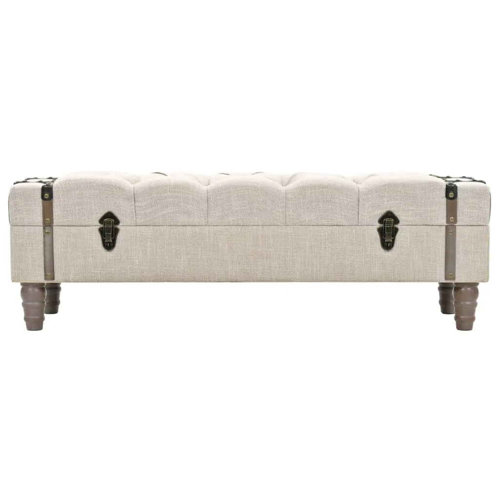 Banc d'entrée industriel bois massif et acier durable 111 cm vidaXL