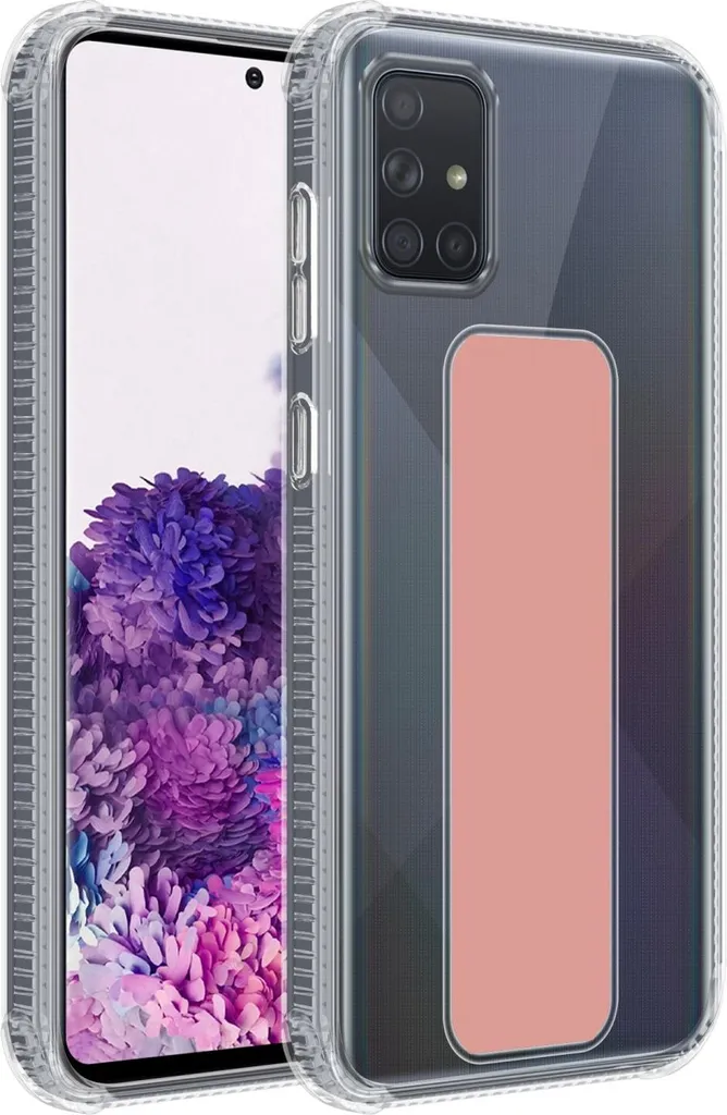Cadorabo custodia protettiva per Samsung Galaxy A71 4G custodia in rosa custodia in silicone TPU cover funzione stand