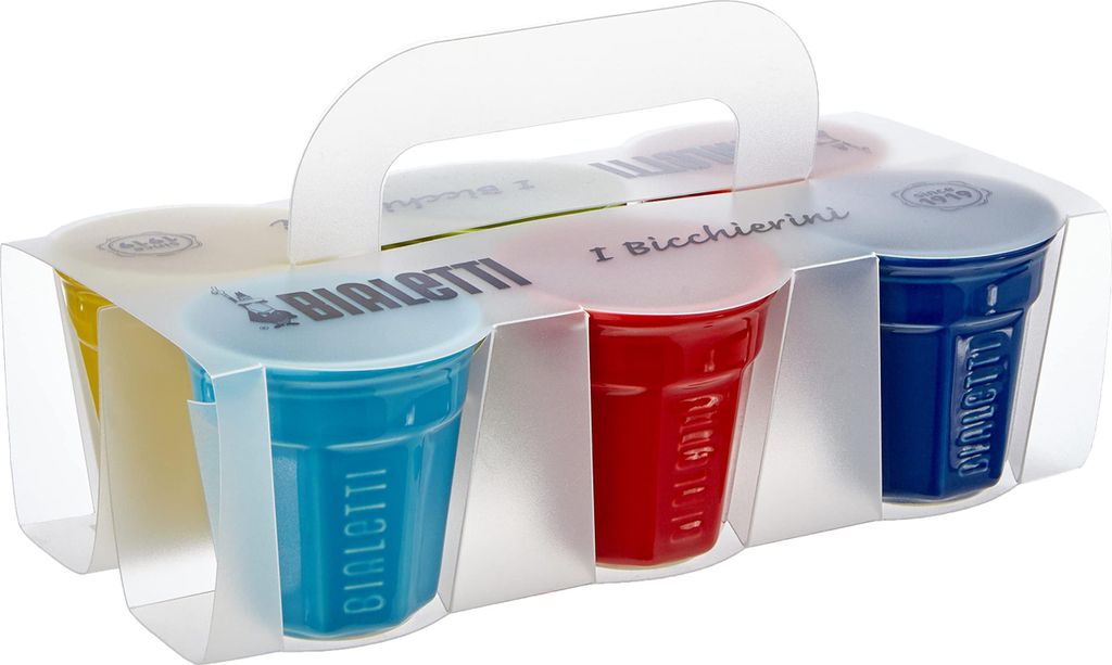 Bialetti Espressobecher 6er Set multicolor, Espresso, Produktbild 