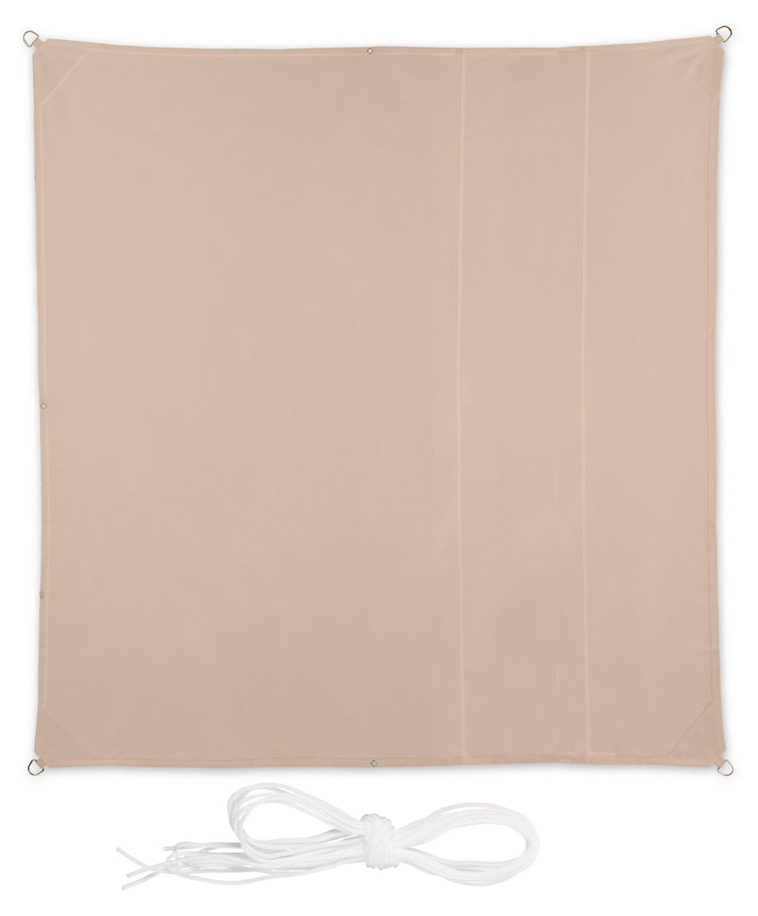 Tente pare-soleil Relaxdays, 2,5 x 2,5 m, hydrofuge, Image du produit 