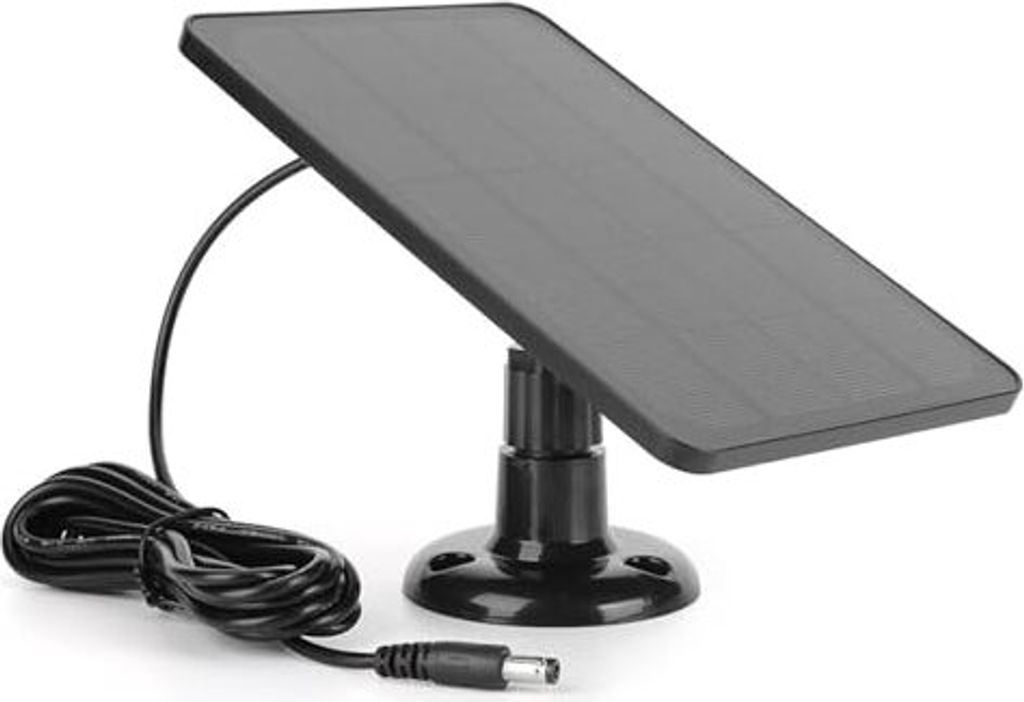 Irishom Solar Panel IP6 Waterdofof Security Kamera 360 Grad einstellbare kontinuierliche Leistung 10 W 5 V Ladeplatten Typ C Port/9,8 Fuß Kabel