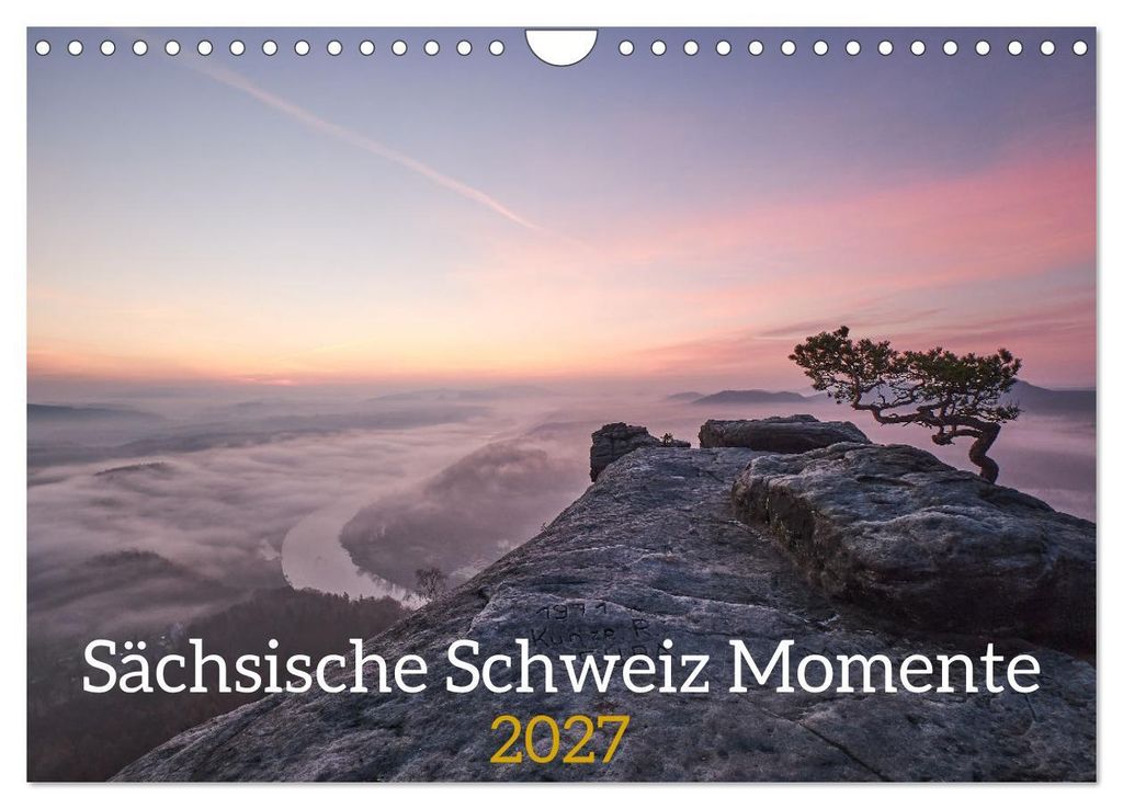 Sächsische Schweiz Momente 2027 (Wandkalender 2027 DIN A4 quer), CALVENDO Monatskalender