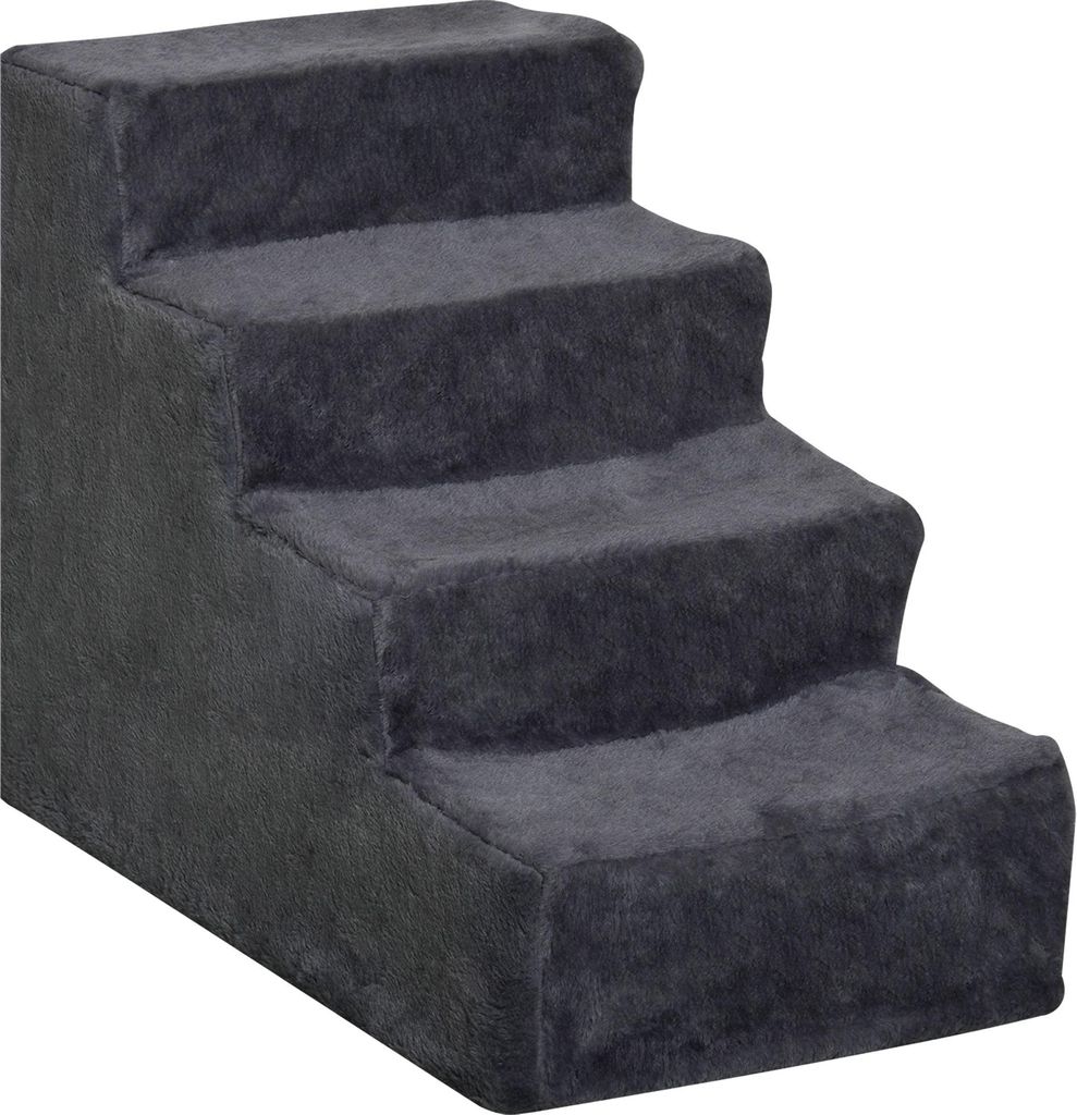 Hundetreppe 4-Stufig Abnehmbarer Bezug Für Kleine Hunde 44 Produktbild 