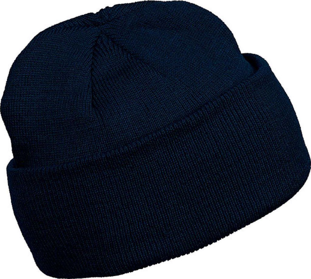 K-Up Herren Mütze Beanie Wintermütze Mütze Fleecemütze Strickmütze, Größe:U, Farbe:Navy Blau