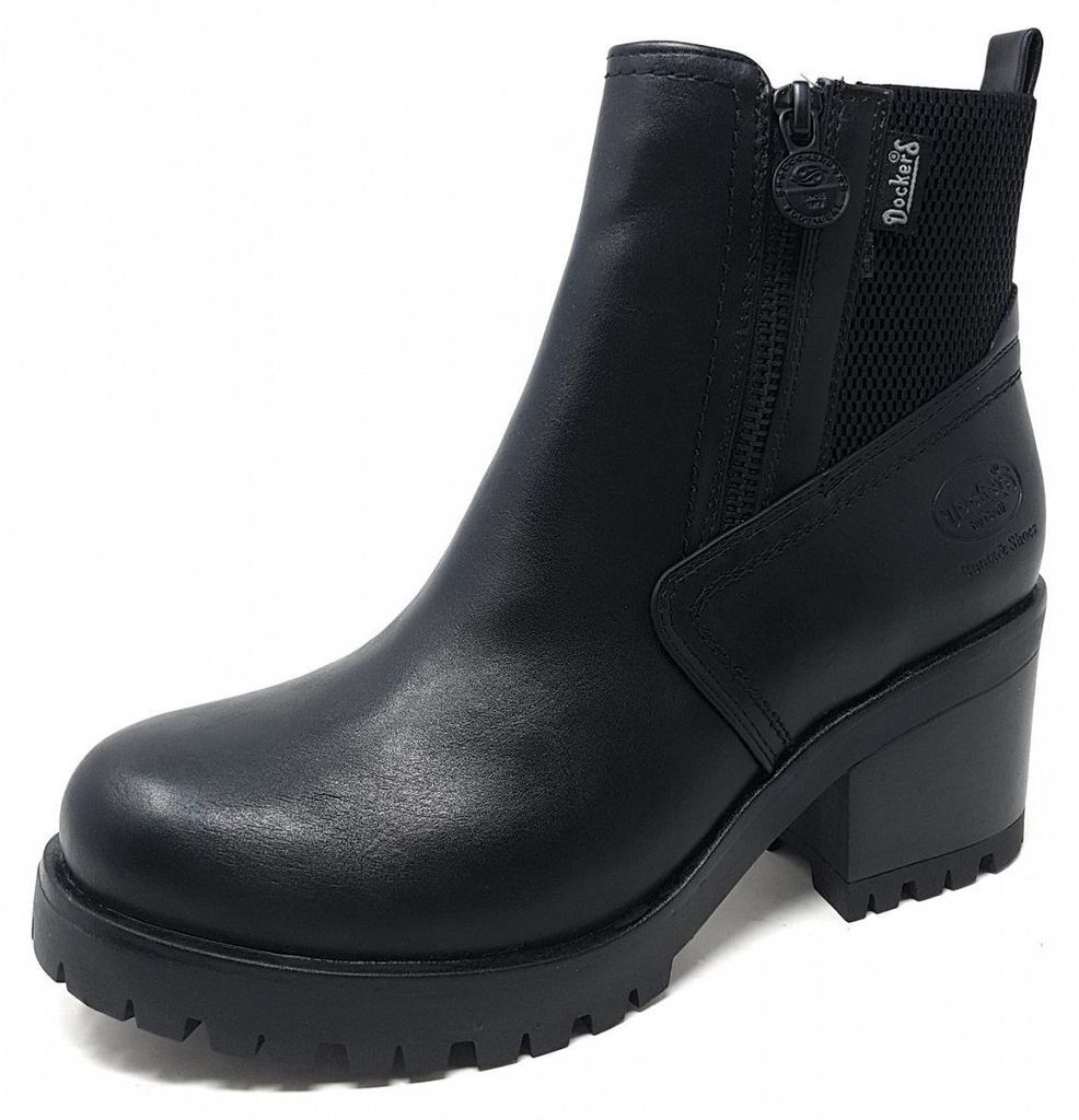Kotníková obuv Dockers by Gerli černá Obrázek produktu 