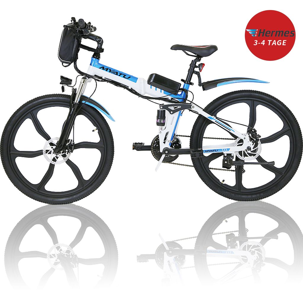 Myatu E-Bike 26 Zoll E-Mountainbike mit 36V 10.4AH Lithium