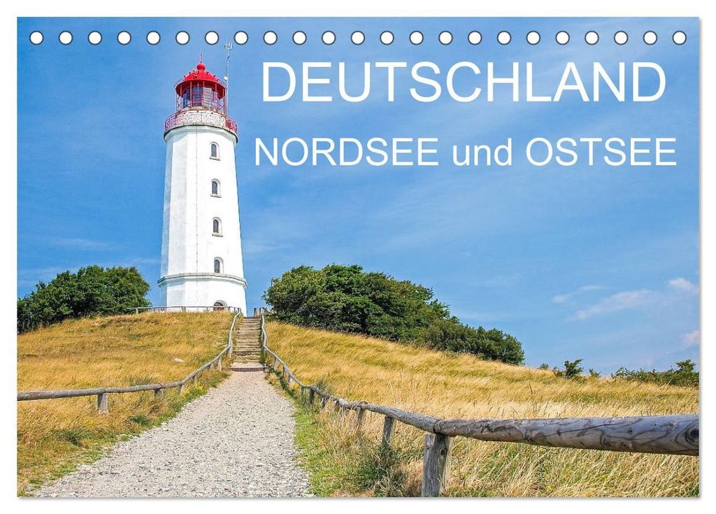 Deutschland- Nordsee und Ostsee (Tischkalender 2027 DIN A5 quer), CALVENDO Monatskalender