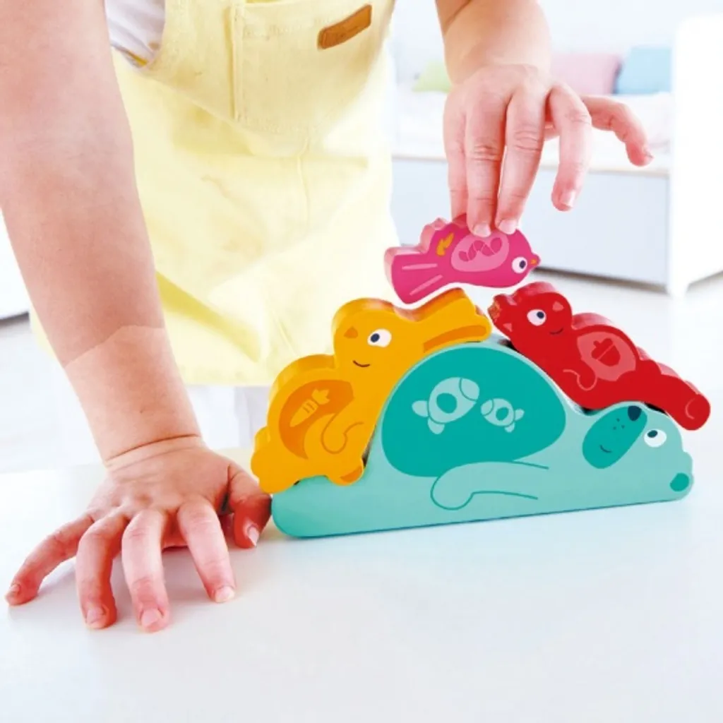 Puzzle Bois Animaux Solide Hape Jouet d'Éveil sans Risque Toxique - 2