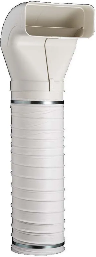 Passage d'air étroit : conduit plat 222x89 mm avec raccord 150 mm souple