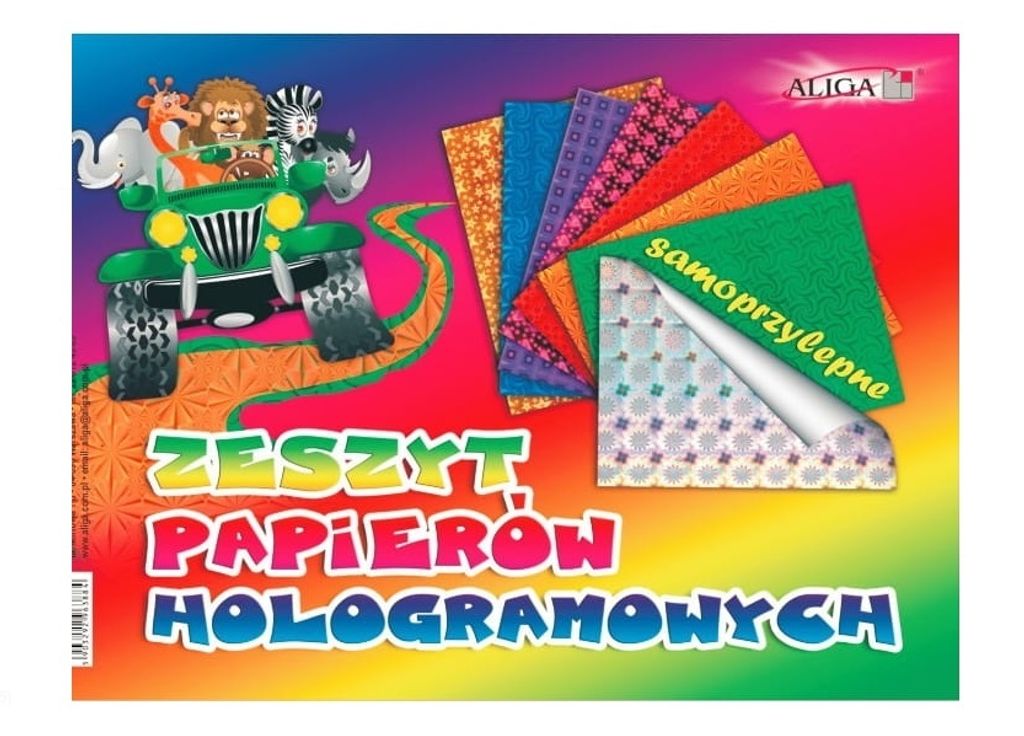 Hochwertiges Selbstklebendes Holografisches Notizbuch B5, 8 Blätter - Vielseitig und Praktisch für Kreative Projekte
