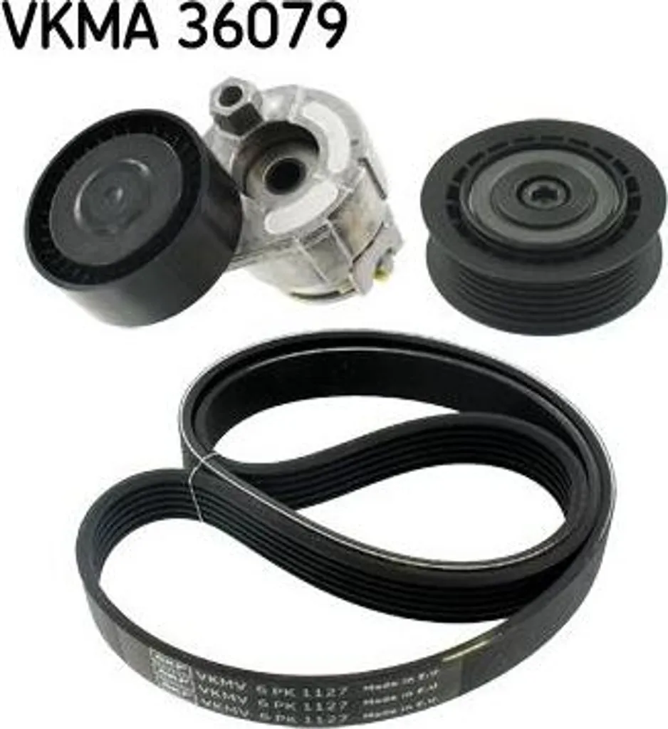 Kit Courroie de Rechange SKF VKMA 36079 pour Renault Clio, Scenic et Megane