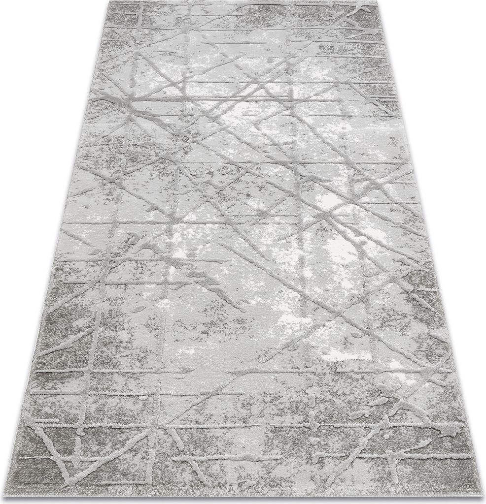 Teppich ACRYL VALS 3949 Abstraktion vintage grau Grau 80x250 cm