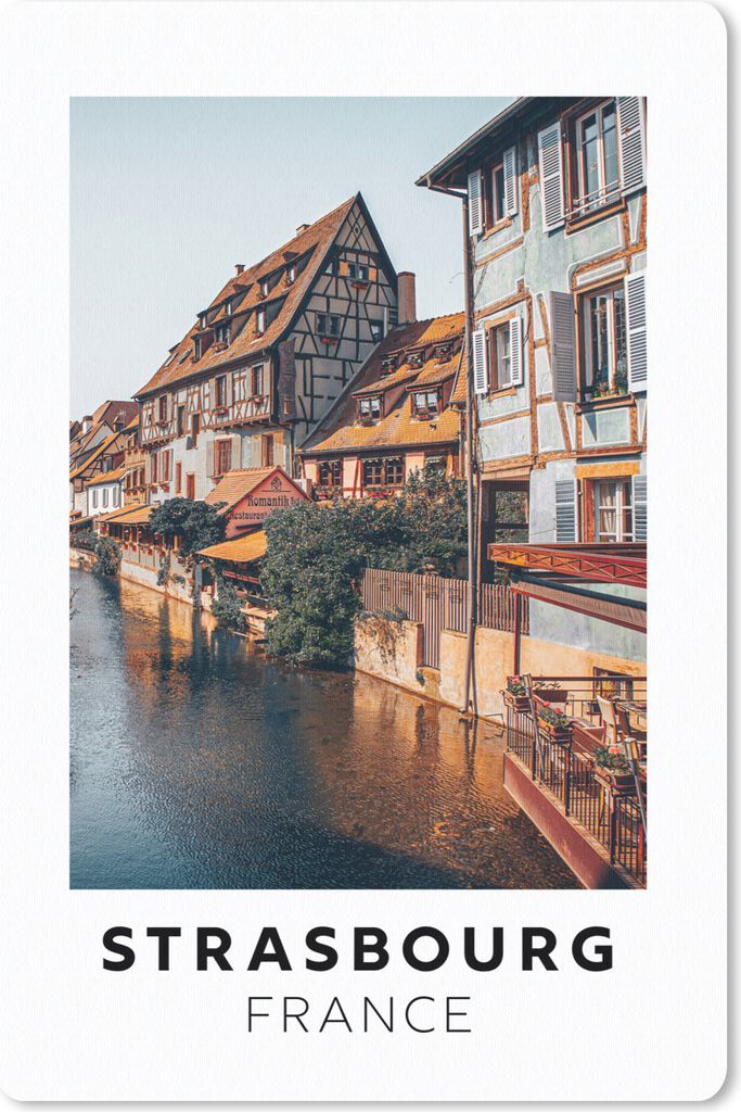 MuchoWow Mauspad Mousepad Frankreich - Wasser - Haus 40x60 cm - Mousepads - Maus Mat - Pad - Mausunterlage - Schreibtisch Accesoire