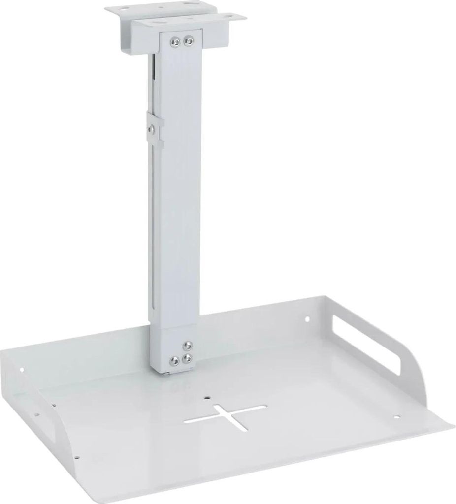 Deckenhalterung für Beamer - Universal - Höhenverstellbar 34–56 cm - Stahl - Weiß