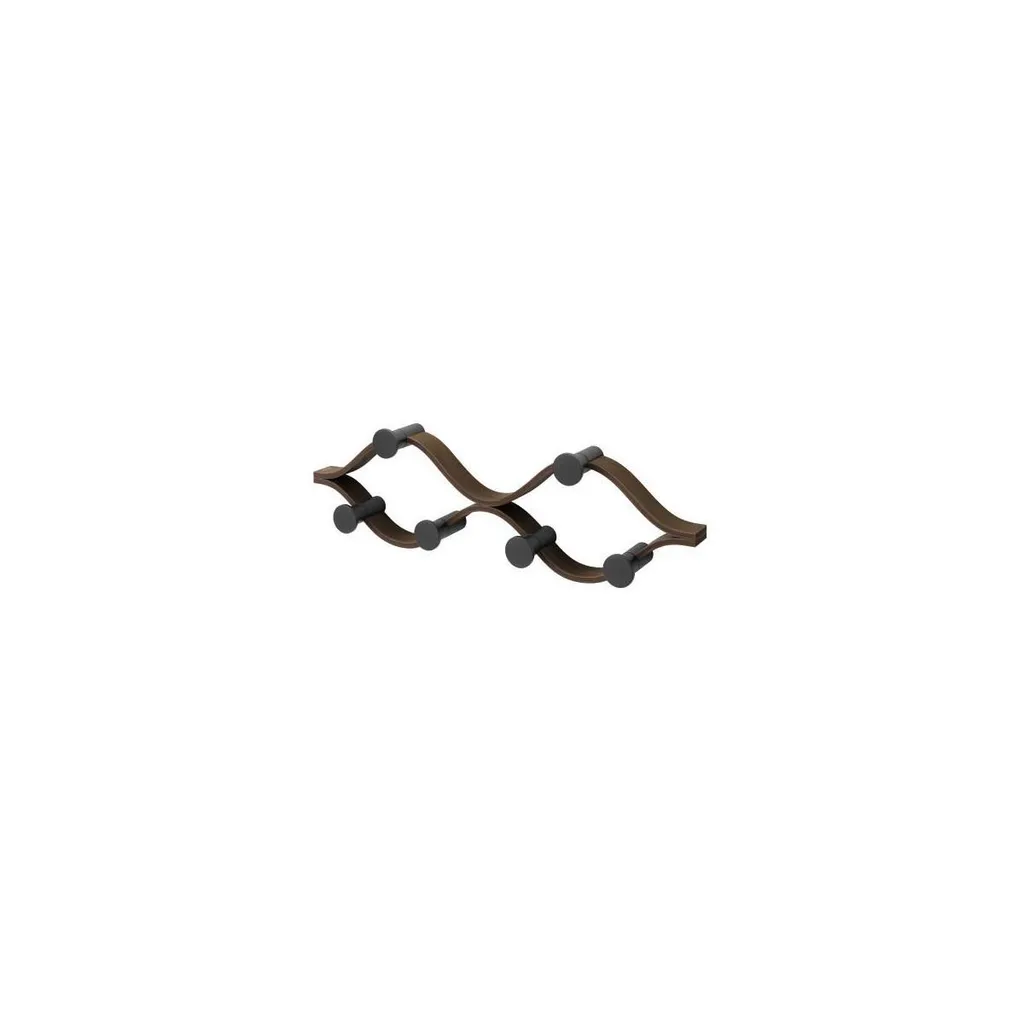 Portemanteau Multi-Matières Bois et PP Noir Umbra Résistant 13,6 kg