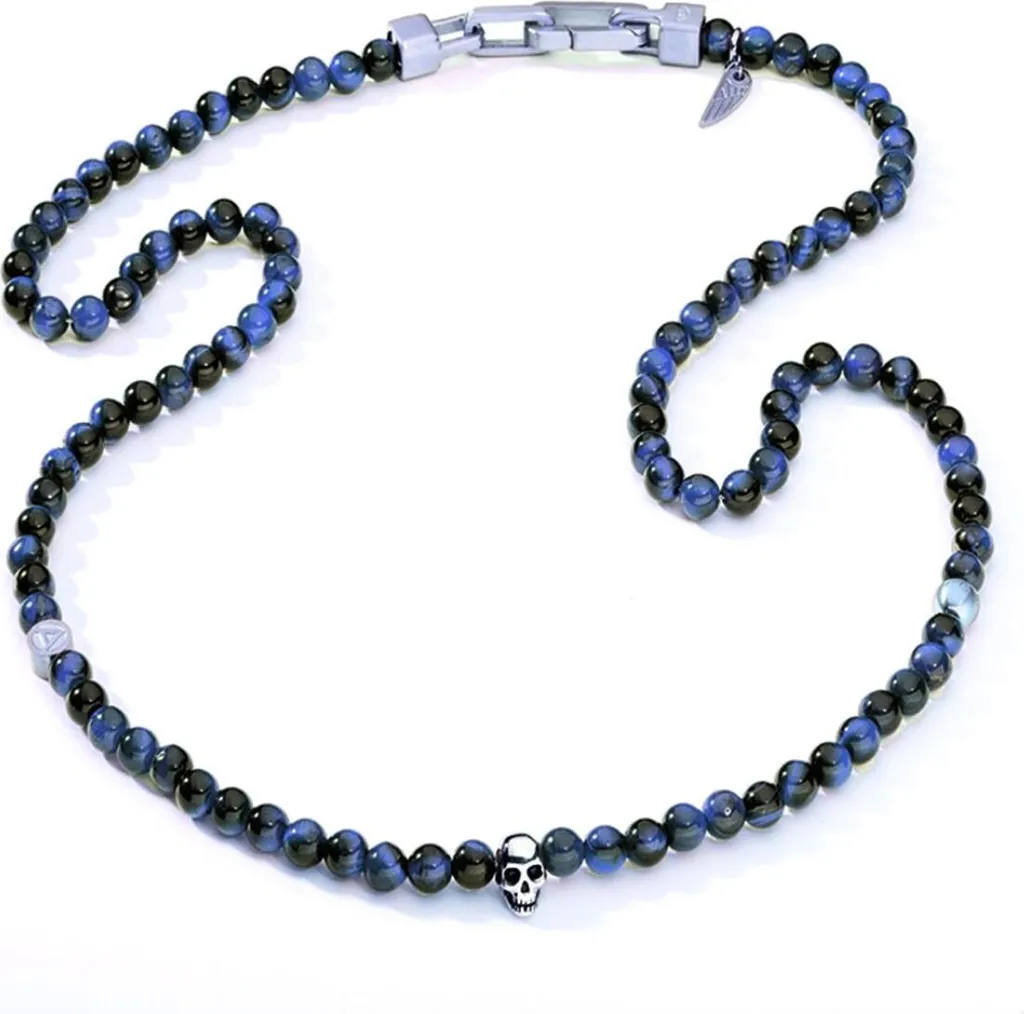 Collana da Uomo AN Jewels AA.C255SBL - Gioielli Made in Italy in Acciaio