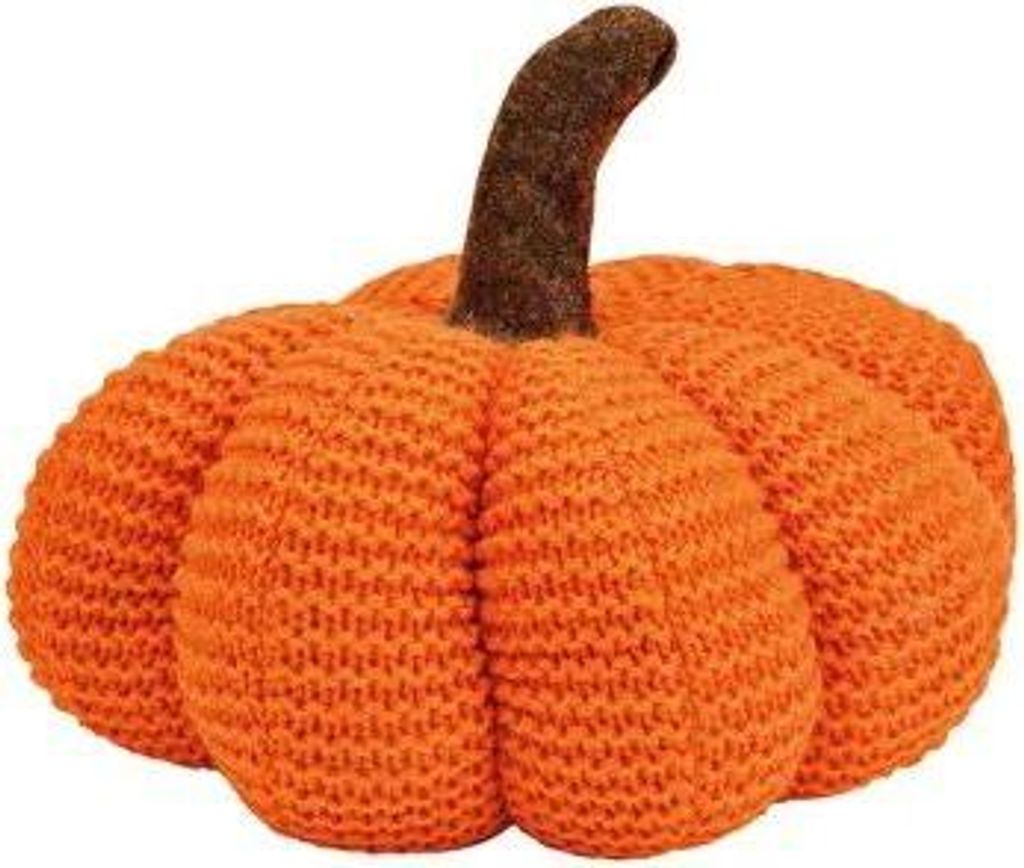 Kürbis aus Textil Orange
