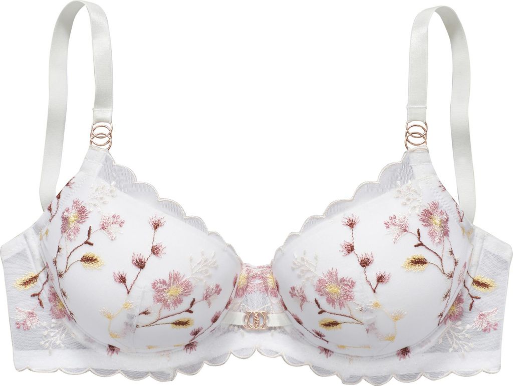 LASCANA Schalen-BH weiß-rosenholz Größe 100 Cup C
