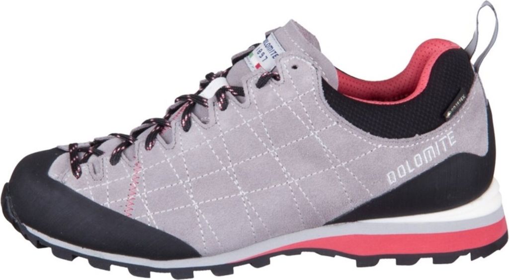 Dolomite W's Diagonal GTX Pewter Grey/Coral Red 38 2/3 Damen Wanderschuhe