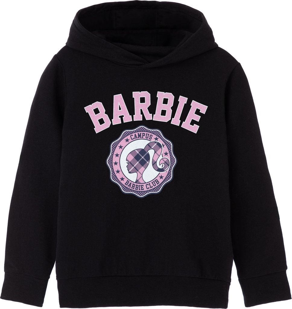 Barbie - Kapuzenpullover für Mädchen NS7614 (158-164) (Schwarz)