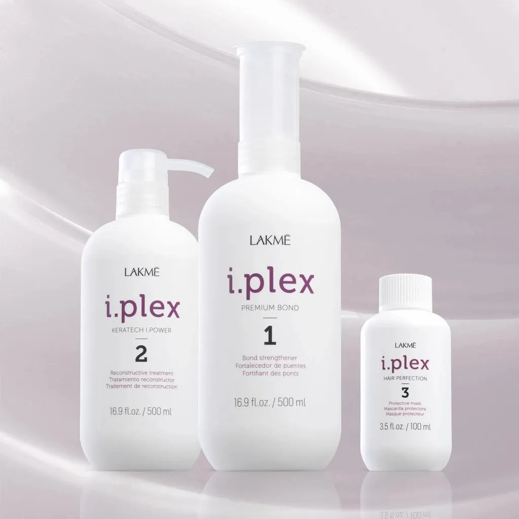Lakme I.Plex 1 Renforçateur de Ponts 500ml - Technologie Premium Bond - 3