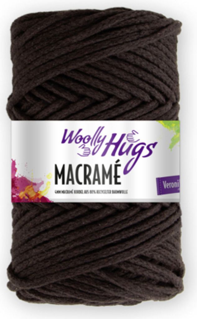 Woolly Hugs - Macrame 4mm 0011 holz mel.