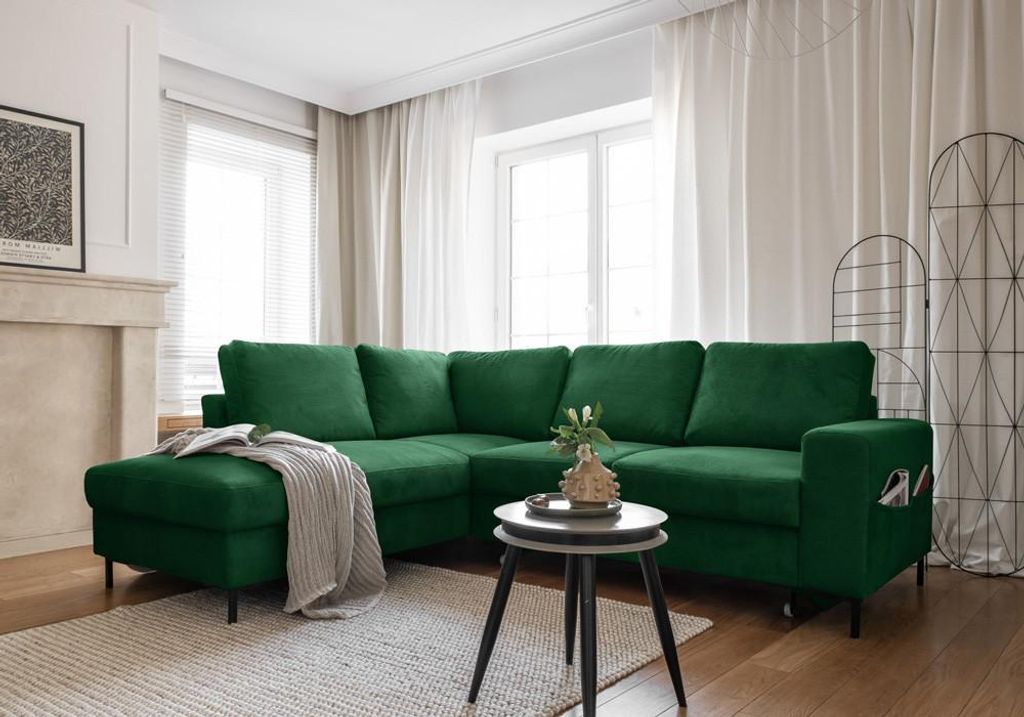 MIUFORM Lofty Lilly Ecksofa mit Bettfunktion L-FORM LINKS– Produktbild 