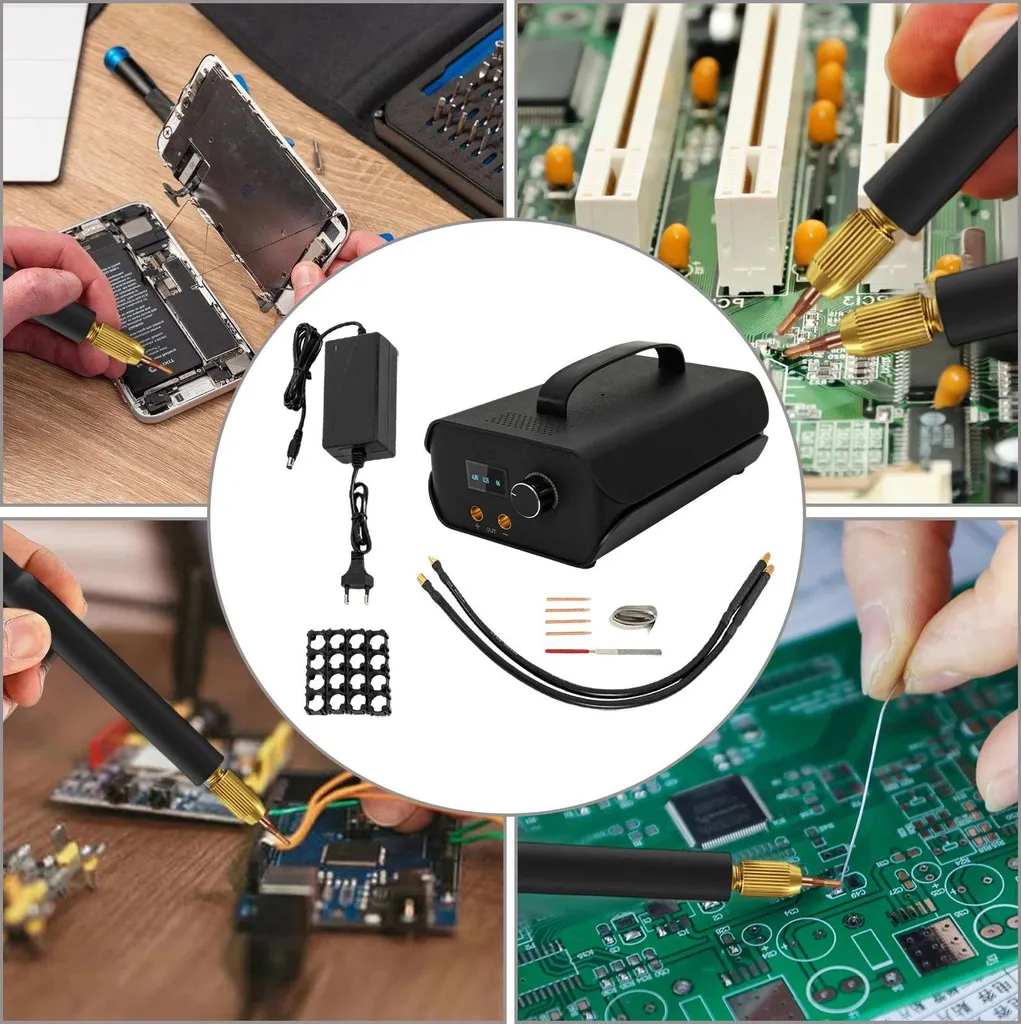 Soudeuse par points DO-02 réglable 120W - Soudage 0.2mm à 0.4mm Rapide