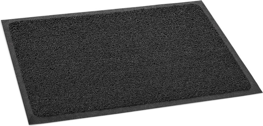 4x Schmutzfangmatte rutschhemmend schwarz XL 120 x 90 x 1 cm